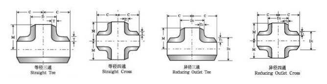 Butt-Welding Tees and Crosses